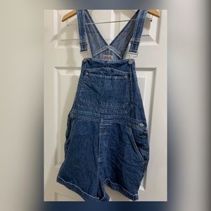 Vintage Billblass Jean Short Romper Large